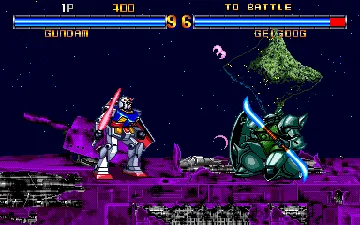 Mobile Suit Gundam (Japan) screen shot game playing